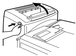 SHARP FO-4500 - Dégagement du papier d'impression coincé - 2