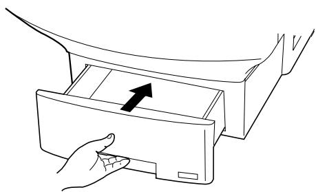 SHARP FO-4500 - Chargement de la cassette à papier - 4