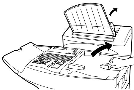 SHARP FO-4500 - Chargement du plateau de chargement du papier - 1