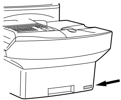 SHARP FO-4500 - Chargement de la cassette à papier - 5