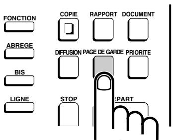 FONCTION COPIE RAPPORT DOCUMENT ABREGE DIFFUSION PAGE DE GARDE PRIORITE BIS LIGNE STOP PART