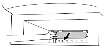 SHARP FO-4500 - Refermez le couvercle de l'imprimante. - 2