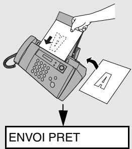 SHARP UX-B30 - S'il s'agit d'une télécopie, chargez le(s) document(s). - 1