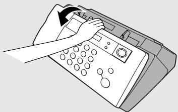 SHARP UX-B30 - Retrait de la bande d'emballage - 1