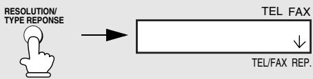 SHARP UX-B30 - Réglez le mode de réception sur REP. - 1