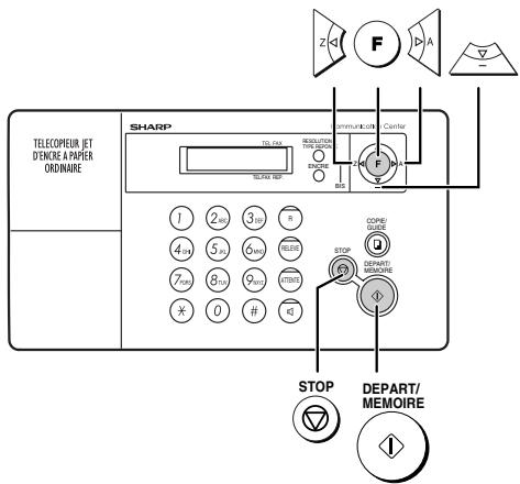 SHARP UX-B30 - Réglage de la date et de l'heure - 2