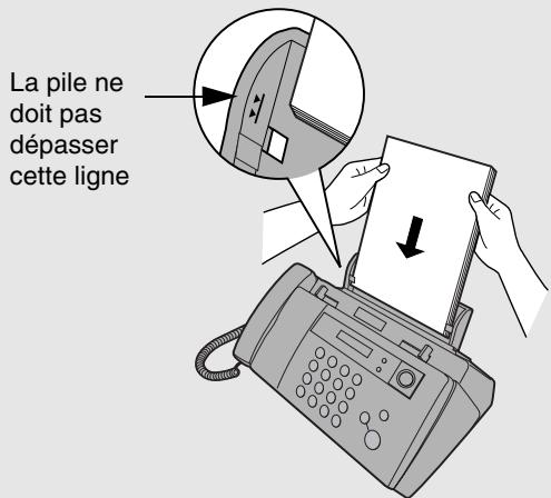 SHARP UX-B30 - Chargement du papier d'impression - 2