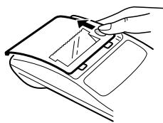 SHARP EL-1611E - SOSTITUZIONE DEL RULLO CARTA - 7