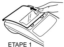 SHARP EL-1611E - REMPLACEMENT DU ROULEAU DE PAPIER - 1
