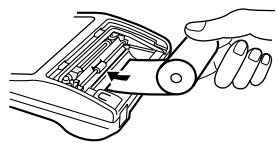 SHARP EL-1611E - AUSTAUSCH DER PAPIERROLLE - 3