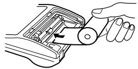 SHARP EL-1611E - REMPLACEMENT DU ROULEAU DE PAPIER - 3