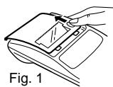 SHARP EL-1611E - ATTENZIONE - 1