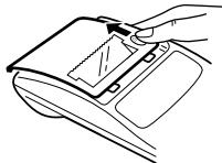 SHARP EL-1611E - VERVANGEN VAN PAPIERROL - 1