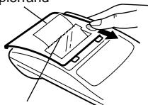 SHARP EL-1611E - VERVANGEN VAN PAPIERROL - 5