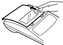 SHARP EL-1611E - CAMBIO DEL ROLLO DEL PAPEL - 1