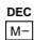 SHARP EL-1611E - MEMORY + KEY / PRINT ON / OFF KEY: - 1