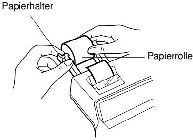 SHARP EL-2607R - AUSTAUSCH DER PAPIERROLLE - 5