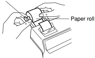 SHARP EL-2607R - PAPER ROLL REPLACEMENT - 5