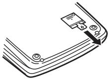 SHARP EL-2901PIII - Removing the insulation sheet, and resetting - 1