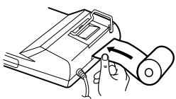 SHARP EL-2901PIII - REEMPLACEMENT DU ROULEAU DE PAPIER - 2