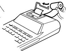 SHARP EL-2901RC - REEMPLACEMENT DU ROULEAU DE PAPIER - 3