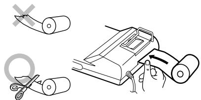 SHARP EL-2901RC - REEMPLACEMENT DU ROULEAU DE PAPIER - 1