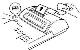SHARP EL-2902E - AUSTAUSCH DER PAPIERROLLE - 3