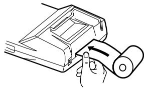 SHARP EL-1750PIII - REEMPLACEMENT DU ROULEAU DE PAPIER - 3