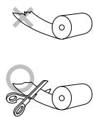 SHARP EL-1750PIII - PAPER ROLL REPLACEMENT - 1