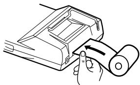 SHARP EL-1750PIII - ERSETZEN DER PAPIERROLLE - 3