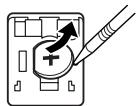 SHARP EL-1750PIII - Vorgehen beim Auswechseln der Batterie - 2