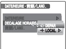 FUJIFILM S5 PRO - Utilisez la fonction Décalage horaire. - 1