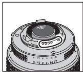 FUJIFILM S5 PRO - Installation de l'objectif de l'appareil photo - 1