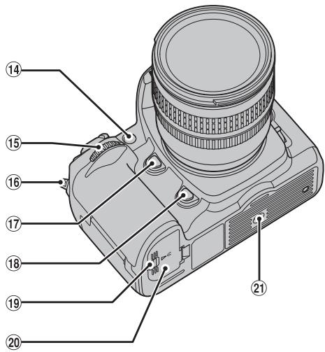 FUJIFILM S5 PRO - Pièces et fonctions de l'appareil - 2