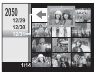 FUJIFILM J100 - Trier par date - 2