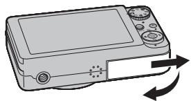 FUJIFILM J100 - Insertion de la batterie - 1
