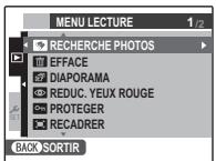 FUJIFILM AX200 - Utilisation du menu Lecture - 1