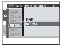 FUJIFILM AX200 - Utilisation du menu Prise de vue - 5