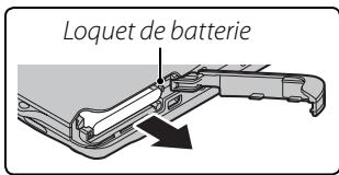 FUJIFILM FINEPIX JX280 - Retrait de la batterie - 1