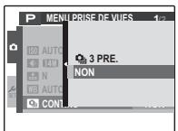 FUJIFILM FINEPIX JX280 - Utilisation du menu prise de vue - 5