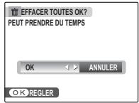 FUJIFILM REAL 3D W1 - TOUTES: Suppression de toutes les photos - 1