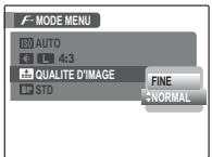 FUJIFILM REAL 3D W1 - Utilisation du menu F -mode - 2