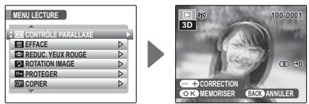 FUJIFILM REAL 3D W1 - CONTROLE PARALLAXE (3D unique) - 1
