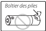Boîtier des piles