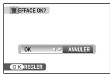 EFFACE OK? OK ANNULER O K REGLER