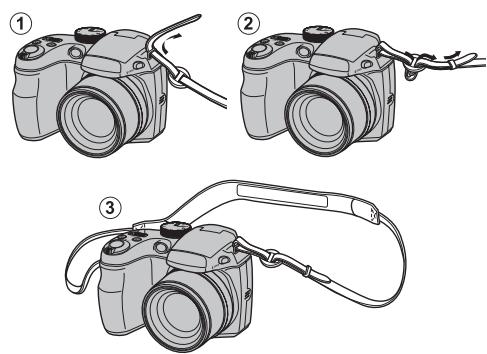 FUJIFILM S1800 - Fixation de la dragonne - 1