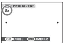 DEPROTEGER OK? OK ENTREE BACK ANNULER