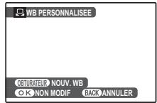 WB PERSONNALISEE OBTURATEUR NOUV. WB OK NON MODIF BACK ANNULER