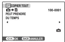 COPIER TOUT IN → 3D 100-0001 PEUT PRENDRE DU TEMPS OK BACK ANNULER