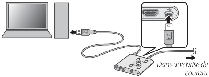 FUJIFILM FINEPIX HD PLAYER HDP-L1 - Se connecter à un ordinateur - 1